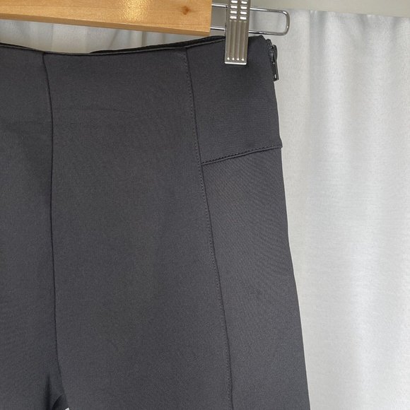 SOLD Witchery Black Scuba Pants Size 8 Ankle Zip Fitted Skinny Elastic Waist - Picture 10 of 16